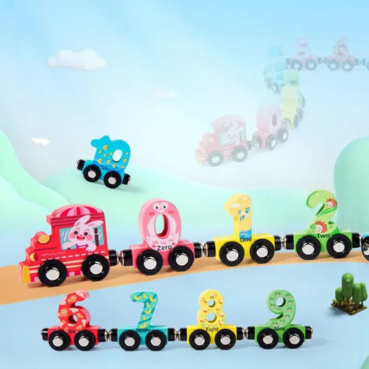 Magnetic Digital Number Train Toy For Kids
