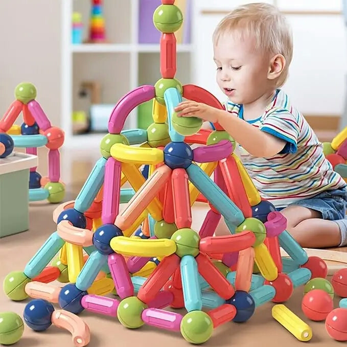 42 PCs Set of Magnetic Building Blocks for Children's Brain Development