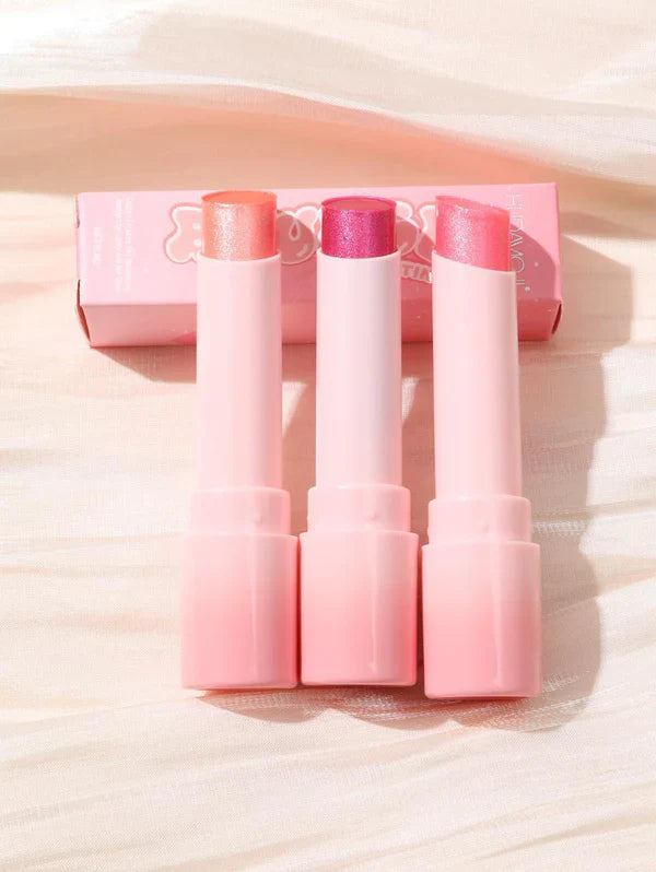 3 IN 1 HUDA MOJI Bounce Jelly Tint Lip Gloss Eyeshadow and highlighter