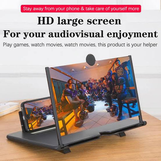 10 inches Magnifier Screen, 3D Foldable Stand