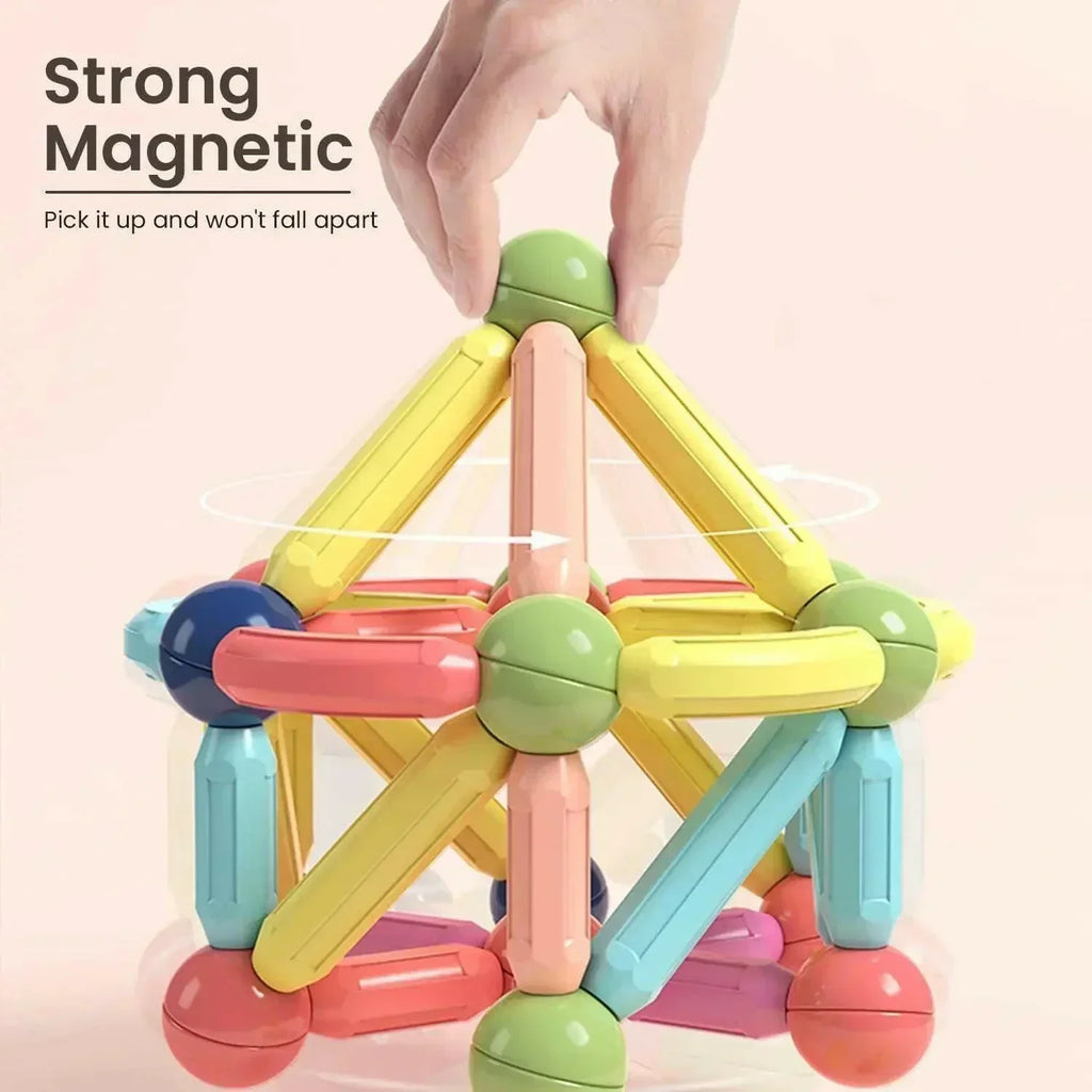 Educational Magnetic Building Blocks for Kids - 42+ pcs Set